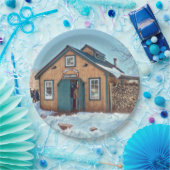 Land Maple Sugar House Pappteller (Party)