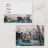 LAND MAREMMA TUSCANISCHES Gold Visitenkarte (Vorne/Hinten)