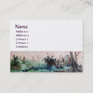 LAND MAREMMA TUSCANY Monogramm Gold Visitenkarte