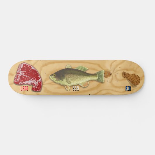 Land, Meer und Luft Skateboard (Horizontal)