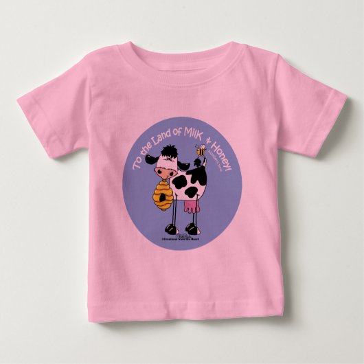 Land Milch und Honig Baby T-shirt (Vorderseite)
