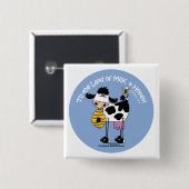 Land Milch und Honig Button (Vorne & Hinten)