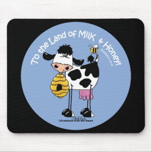 Land Milch und Honig Mousepad