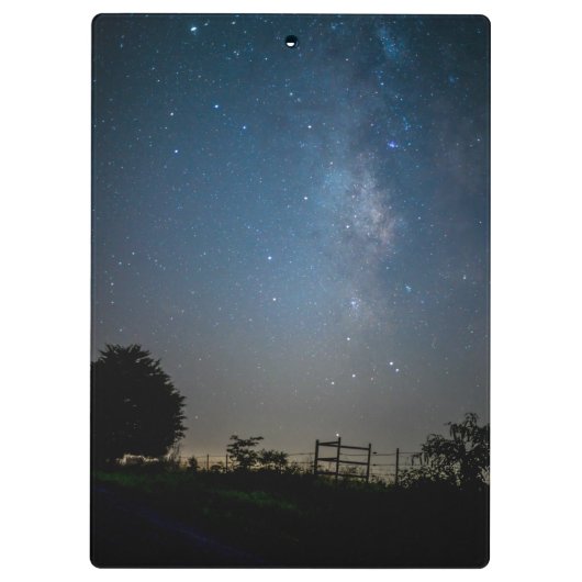 Land-Milchstraße Klemmbrett (Rückseite)