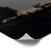 Land-Milchstraße Poster (Ecke)