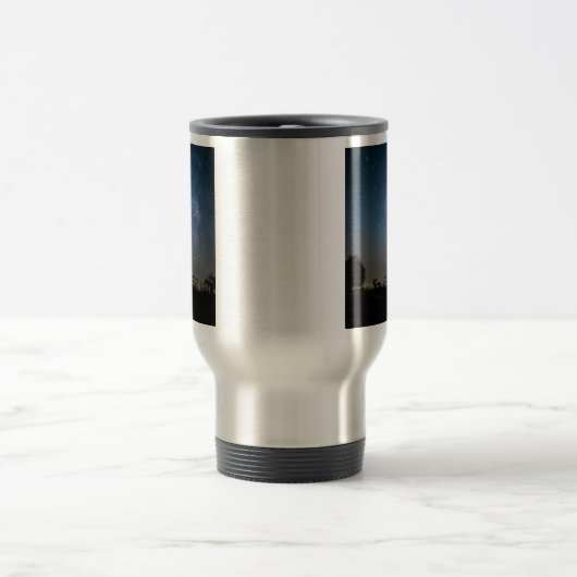 Land-Milchstraße Reisebecher (Mittel)