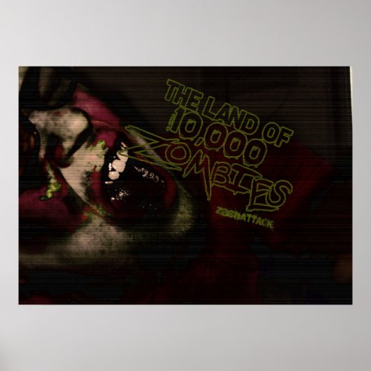 Land mit 10 000 Zombies Poster (Vorne)