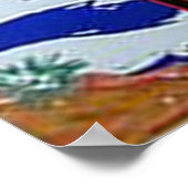 Land mit den U.S. Marines Poster (Ecke)