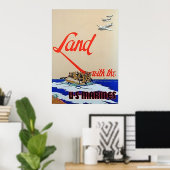 Land mit den U.S. Marines Poster (Heimbüro)