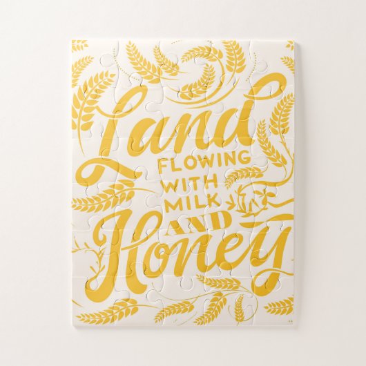 Land mit Milch und Honey Puzzle (Vertikal)