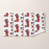 Land Moderne Landtiere Muster Tierhaltung Stall Badhandtuch Set (Handtuch)