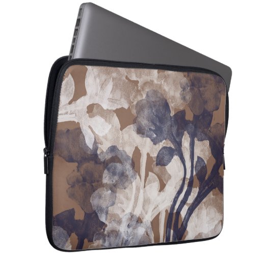 Land Moderne Textur Baumwolle Blue Design Laptopschutzhülle (Vorne Rechts)