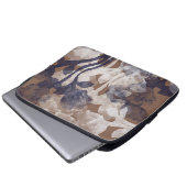 Land Moderne Textur Baumwolle Blue Design Laptopschutzhülle (Vorne Knopf)