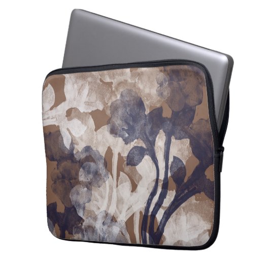 Land Moderne Textur Baumwolle Blue Design Laptopschutzhülle (Vorderseite Links)