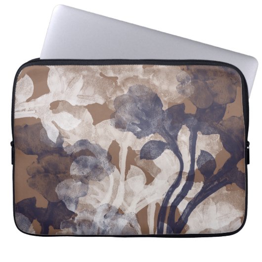 Land Moderne Textur Baumwolle Blue Design Laptopschutzhülle (Vorderseite)