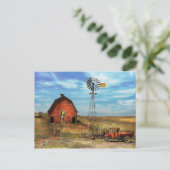 Land - ND - Ackerbau 1936 Postkarte (Stehend Vorderseite)