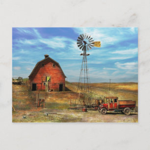 Land - ND - Ackerbau 1936 Postkarte