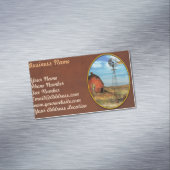 Land - Nd - Schmutz, der 1936 bewirtschaftet Magnetische Visitenkarte (Beispiel)