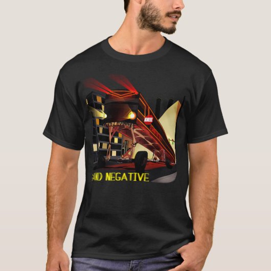 Land negativer Bus T-Shirt (Vorderseite)