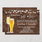 Land nichts Extravagant nur Liebe Elopement Einlad Save The Date (Vorne/Hinten)