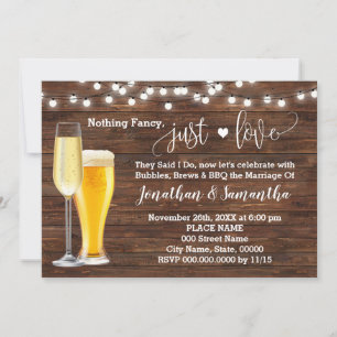 Land nichts Extravagant nur Liebe Elopement Einlad Save The Date
