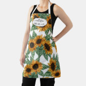 Land Niedlich Gelbe Sonnenblumen Wasserfarben Must Schürze (InSitu)