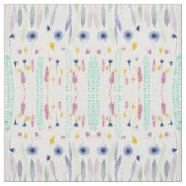 Land Niedliche Wildblumen Stoff (Muster)