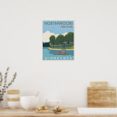 Land Nordwald Kabinett Poster (Küche)