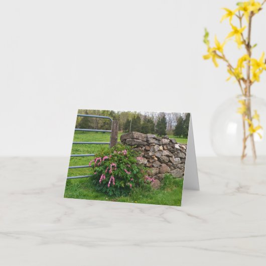 Land Notecard Karte (Gelbe Blume)