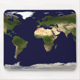 Land-Oberfläche, seichtes Wasser und schattiertes Mousepad