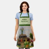 Land - Obst und Gemüse Personalisiert Schürze (Getragen)