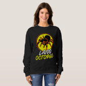 Land Octopus Tarantula Vintag Sunset Sweatshirt (Vorne ganz)