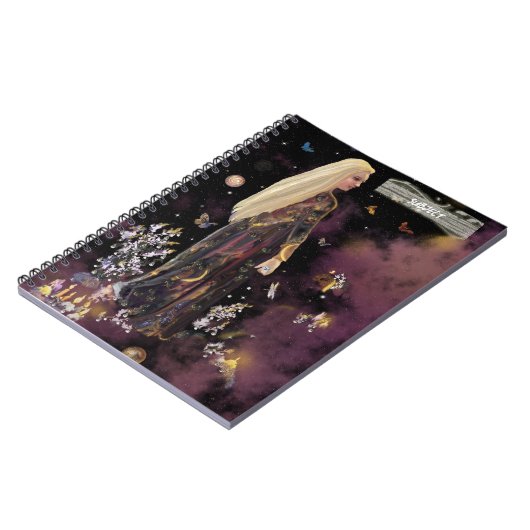 Land of Crystals Notebook Notizblock (Linke Seite)