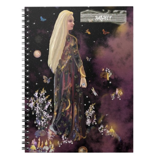 Land of Crystals Notebook Notizblock (Vorderseite)