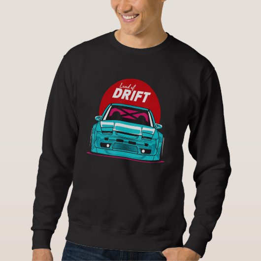 Land of Drift Japan Car Tuning Sweatshirt (Vorderseite)