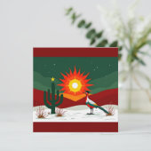 Land of Enchantment Holiday  Einladung (Stehend Vorderseite)