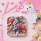 Land of free Line Pappteller (Party)