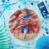 Land of free Line Pappteller (Party)