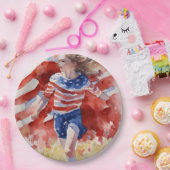 Land of free Line Pappteller (Party)