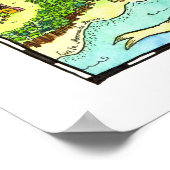 Land of many Tales Map Poster (Ecke)