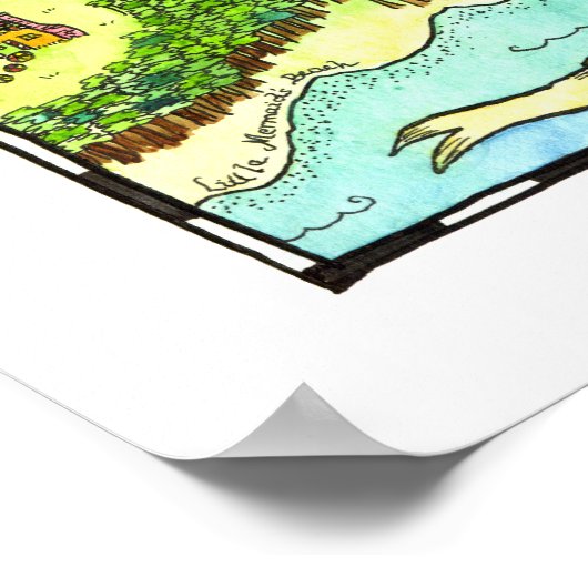 Land of many Tales Map Poster (Ecke)