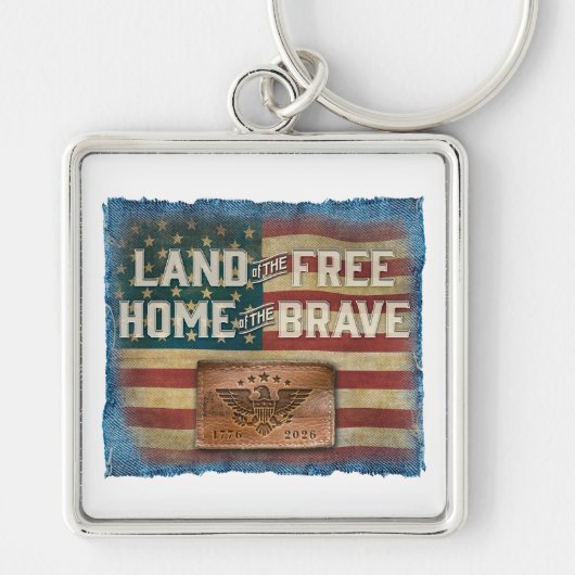 Land of the Free - Keychain Schlüsselanhänger (Vorne)
