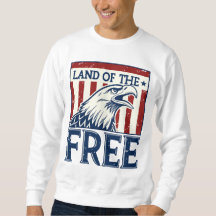 Land of the Free - Vintag USA Eagle Graphic