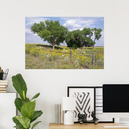 Land Oklahoma Poster (Heimbüro)