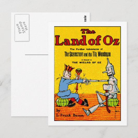 Land Oz Postkarte (Vorne/Hinten)