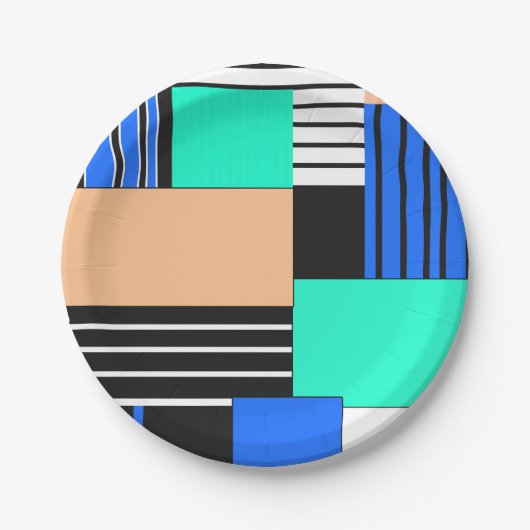Land. Pappteller (Vorderseite)
