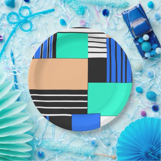 Land. Pappteller (Party)