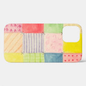 Land Patchwork iPhone 12 Fall Case-Mate iPhone Hülle (Rückseite (Horizontal))