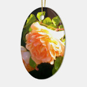 Land Peach-Rose Keramikornament (Links)