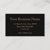 Land Peach-Rose Visitenkarte (Rückseite)